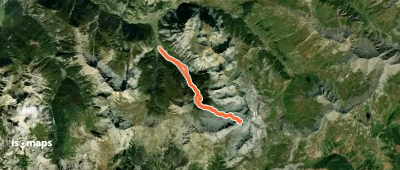 Col des Portes (Rochebrune) - Versant NW