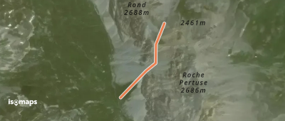 Col de l'Etroit du Vallon - Echarpe S