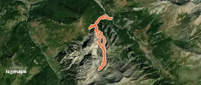 Monte Gran Roc - Versant N (Gran Vallon)