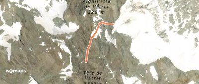 Tête de l'Étret - Couloir NE