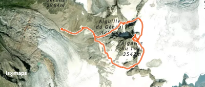 Aiguille du Tour - Sommet S par le Col du Midi des Grands