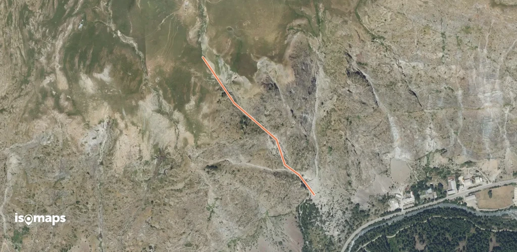 La Grave - Malaval versant S - Les Galans - Cigare de droite