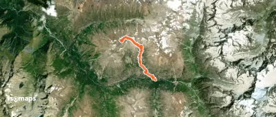 Aiguille du Plat de la Selle - Face E (voie normale depuis le Soreiller)