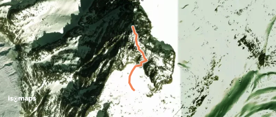 Aiguille du Moine - Face S - Voie normale