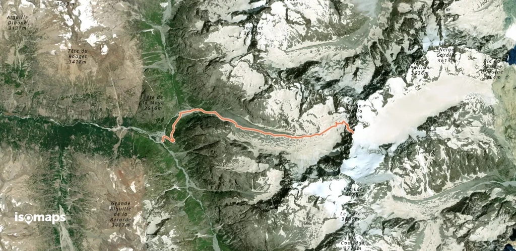 Col des Écrins - Versant W