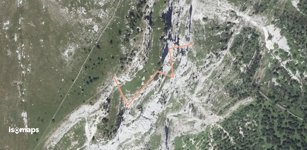 Dent de Crolles - Y branche de gauche