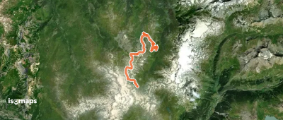 Traversée du refuge Peclet-Polset aux Prioux par le Lac du Grand Mont Coua et le Petit Mont-Blanc