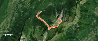 Mont Pécloz - Voie Normale, depuis le vallon de Bellevaux