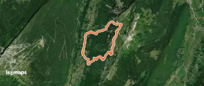 Col du Colombier - Au départ de la Bottière, descente par la combe du Cheval