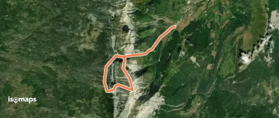 Grand Veymont - Face W en boucle depuis Gresse en Vercors
