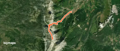 Grand Veymont - Crête N depuis Gresse-en-Vercors