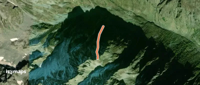 Roc de Montet - Goulotte de l'Orselle