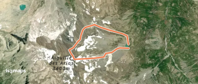 Aiguille des Arias - Traversée Canard → Arias