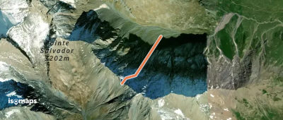 Aiguille d'Argentière - Couloir NE à la pointe 3104 m