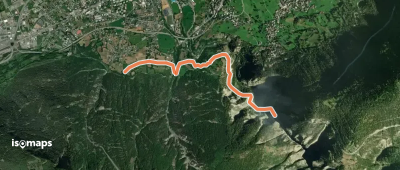 Bisse de Holzerei - Tracé GPS seul