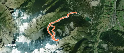 Aiguilles d'Arpette - Creux Magnin (point 2614 m) - Versant NW