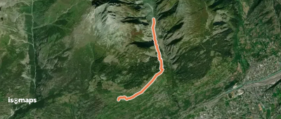 Bisse de Wyssa (Mund) - Trace GPS du bisse seul !