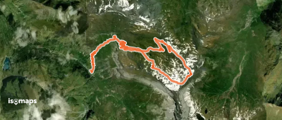 Pic de la Géla - en circuit par le col de la Gela et retour par la hourquette d'Héas