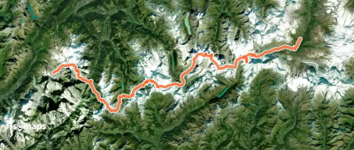 Haute Route Chamonix - Zermatt - Sens W → E