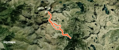 Pics d'Enfer - Couloir S par le col de Pondiellos