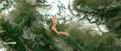 Pico del Chinipro ou de la Larri - Par la pente S