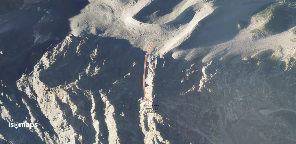 Roche des Agneaux - Couloir N