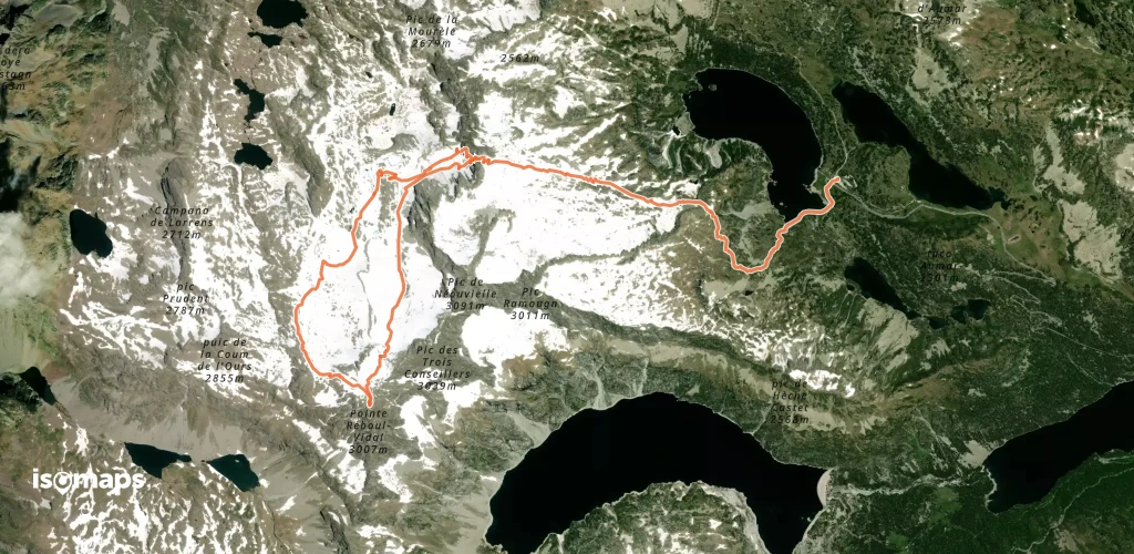 Turon du Néouvielle - Depuis le lac d'Aubert