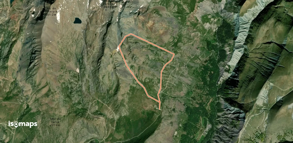 Arête du Grand Cros - Tour horaire (combe du Grand Cros > combe de Piéfroid)