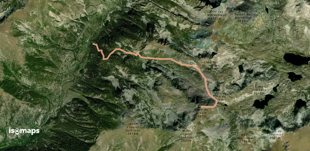 Cime du Diable - Versant NW