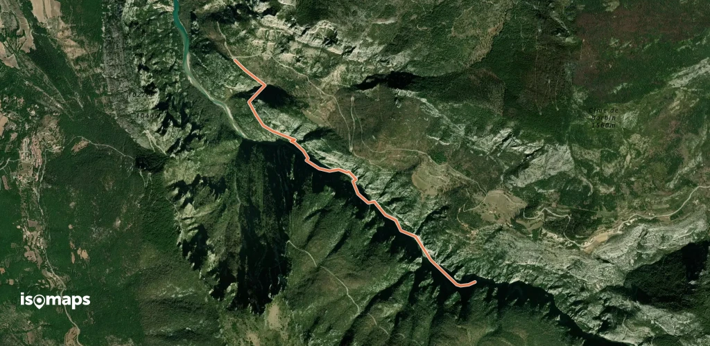 Gorges du Verdon - La Colle de l'Olivier - Le Muya