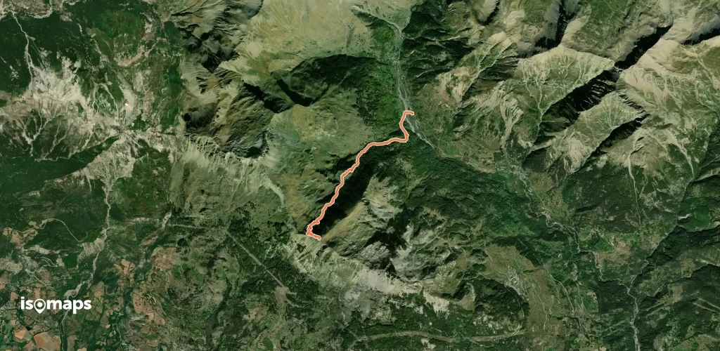 La Fourche - Versant N depuis les Gourniers