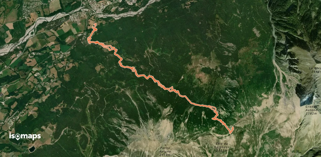 Col de Combeau - depuis Pont du Fossé et la combe de l'Abeille
