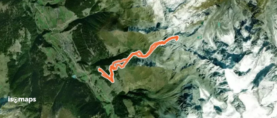 Pointe de Boveire - Couloir WSW