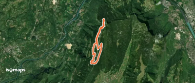 Pas de Pierre Taillée - Pas de Montbrand depuis le col de Montaud