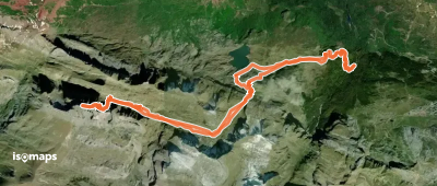 Bisaurín - Du Sansanet, par le lac d'Estaens