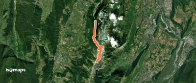 Rochers de l'Ours - Par la vire des Crocs et Pierre Virari