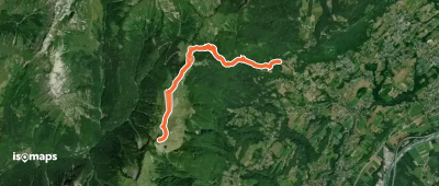 Grand Roc - Mont d'Orisan et Grand Roc depuis Sous le Col de Tamié
