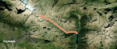 Fourche du Vallon Bleu - Par la vallée de Salenques