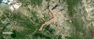 Grand Galibier - Couloir SE de l'arête W du Roc Termier (Couloir Albert)