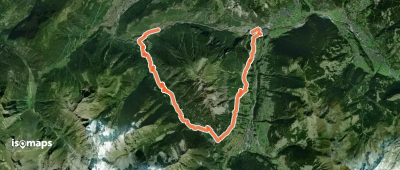 Le Catogne - Tour par Bovernier - gorges du Durnand - Champex - Sembrancher