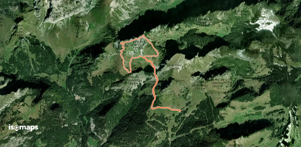 Pointe d'Arvouin / Sex du Coeur - Traversée W-E depuis Sevan