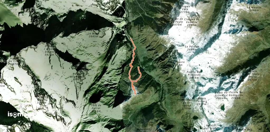 La Dotse - Couloir NE Cretté Letemaire