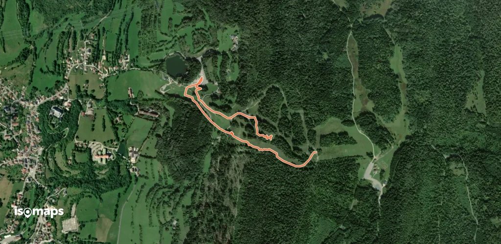 Hauteville La Praille - depuis l'étang D'Angeville