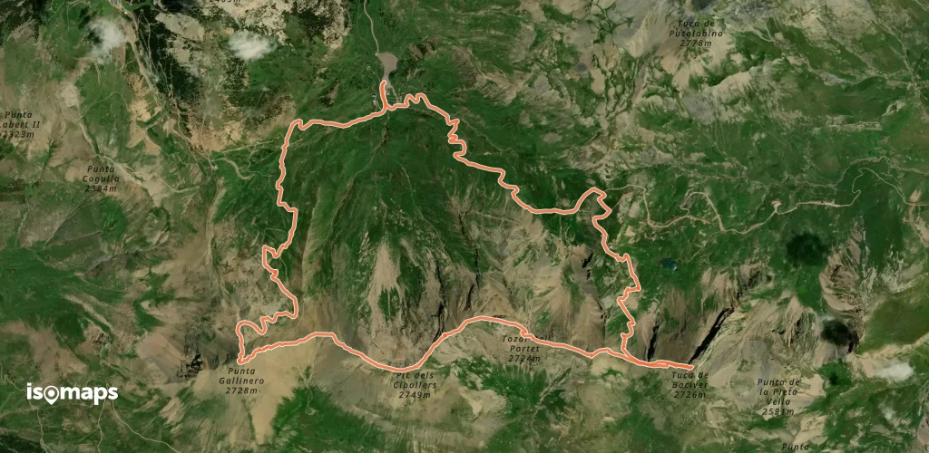 Pico de Cibollés - Tour du cirque d'Ampriu