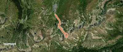 L'Esquella - Sommet N - Couloir Central