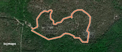 Forêt de Fontainebleau - Larchant - le rocher de la dame Jouanne