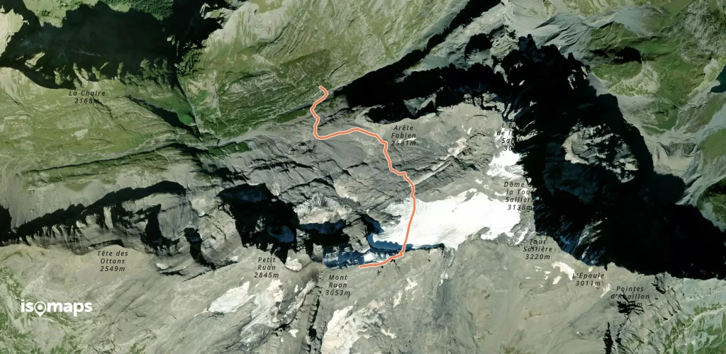 Mont Ruan / Grand Ruan - Arête E