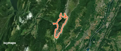 Dent de Crolles - Tour du plateau par le sangle de Barrère et par les crêtes E