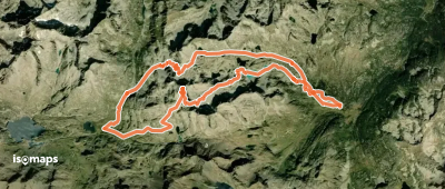 Pic de Cambalès - Montée par le Col d'Aragon - Retour par le Col de Cambalès