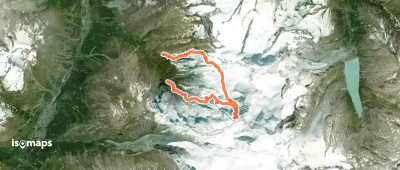 Rimpfischhorn (Dôme de neige) - De Täschhutte, descente sur Täschalp par le Mellischgletcher (bras S)